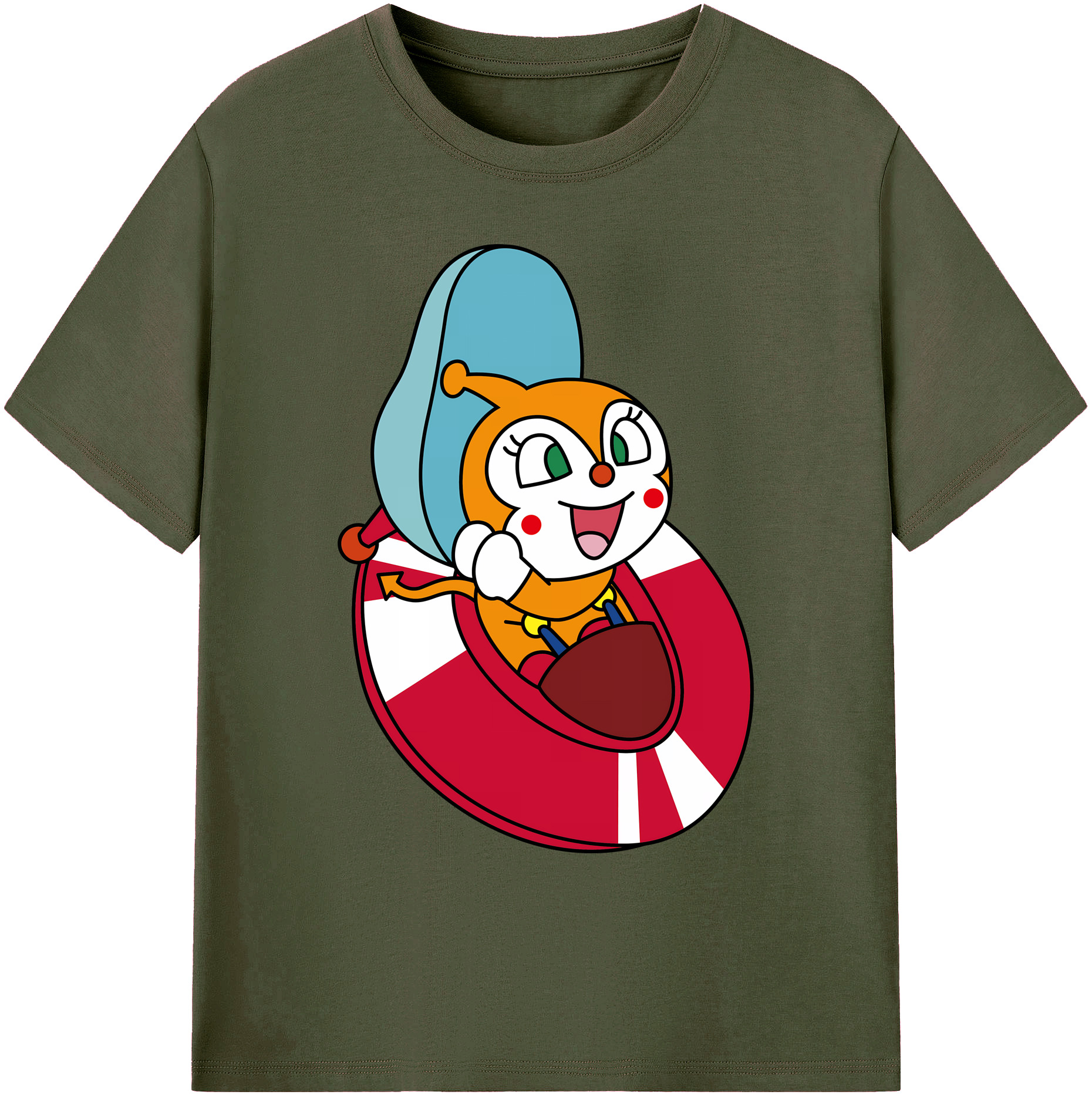 （画像用） アンパンマン Anpanman 綿100％ メンズ半袖Tシャツ｜肌触りやわらか＆通気性